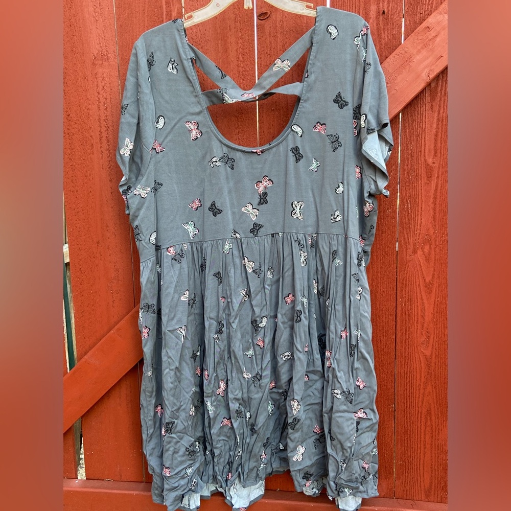 NWT Torrid Butterfly Skater Dress - Picture 9 of 11